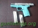 Pistols S&W SD9 VE Tiffany Blue