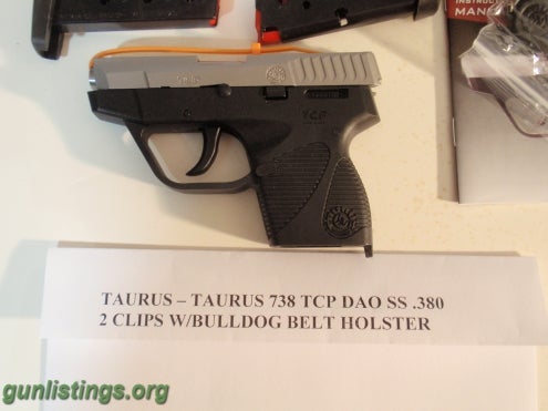 Pistols Taurus TCP 380 SS