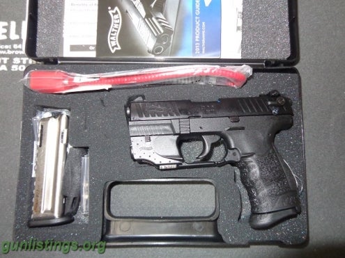 Pistols *SOLD*Walther P22 W/ Laser NEW