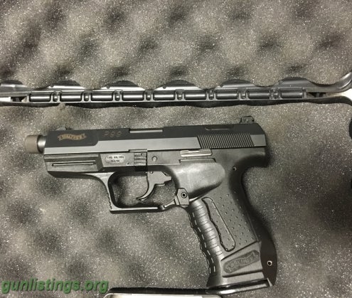 Pistols Walther P99 AS Model Threaded Barrel