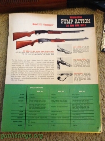 Rifles 1966 Remington 572