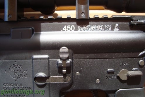 Rifles 450 Bushmaster Ready To Hunt With Ammo