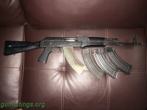 Rifles AK-47 And AR-15