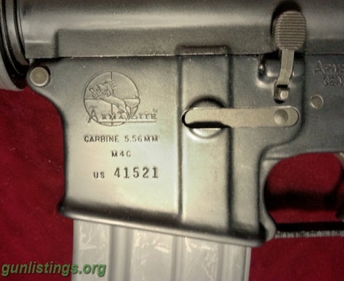 Rifles Armalite (Ar15) M4C Carbine Pre Ban