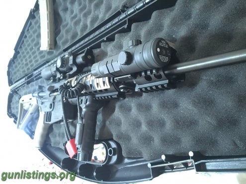 Rifles Bushmaster AR15 W Leopold Scope And Holographic