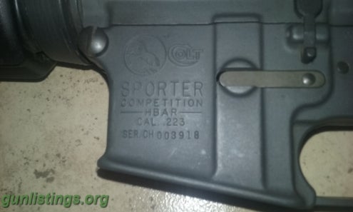 Rifles Colt Sporter Competition HBAR AR15