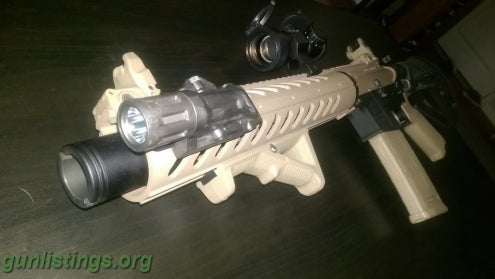 Rifles Custom AR Pistol W/Sig Tac Pistol Stabilizing Brace!
