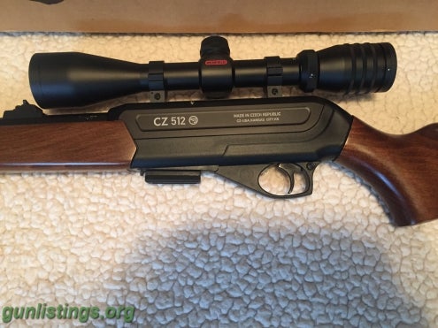 Rifles CZ 512  22WMR With Lots Of Extras