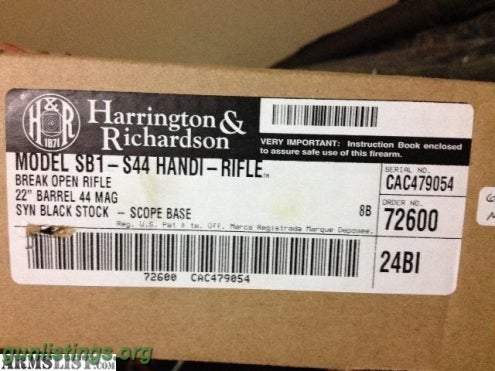 Rifles H&R Handi Rifle