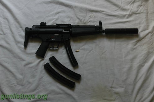 Rifles HK MP5 22lr With 3 Mags