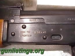 Rifles MAK 90 AK 47 NORINCO 223/556 BWK 92 SPORTER ~M 16 AR 15