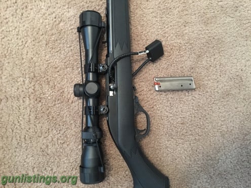 Rifles Marlin 795 With 3-9x32 Scope And 400 Rounds .22 Ammo