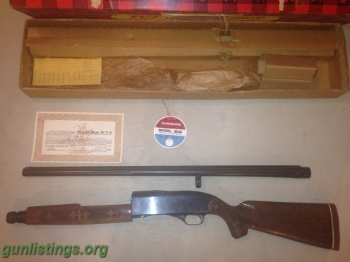 Rifles Marlin Micro Groove 30 Cal & Winchester 12 Gauge