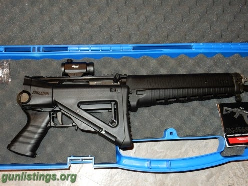 Rifles NIB Sig Sauer 556 R Folding Stock 7.62x39 W/Red Dot