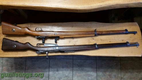 Rifles Pair Of 8mm Mausers For Trade