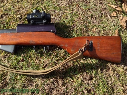 Rifles Rare Paratrooper SKS With Red Dot Scope