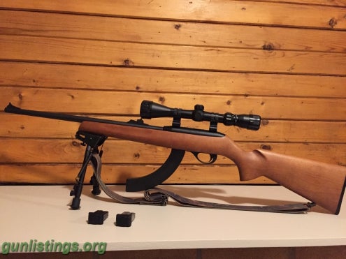 Rifles Remington 597 .22 Cal W/scope