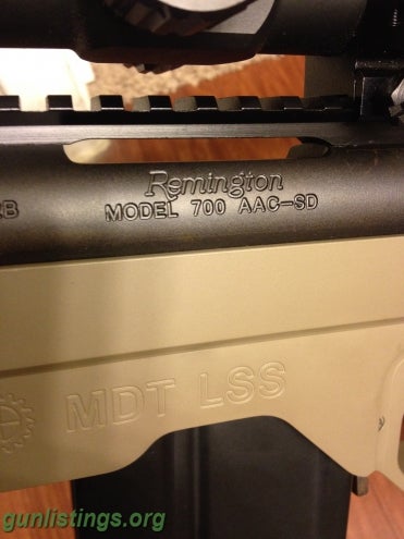 Rifles Remington 700 AAC-SD .308