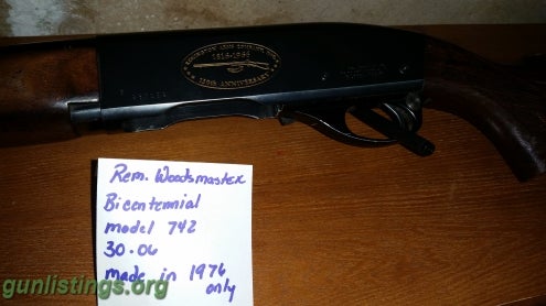 Rifles Remington Model 742 Bicentennial