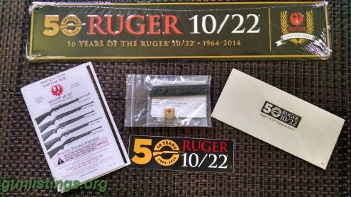 Rifles Ruger 10/22 Black Collector's Edition Brand New