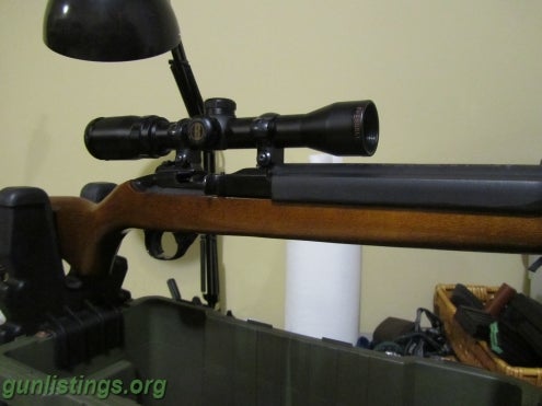 Rifles Ruger 44 Mag. Carbine, 5 Shot Semi-auto With Bushnell