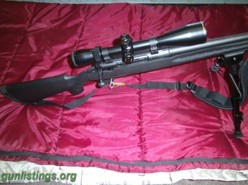 Rifles Savage Axis 22-250, Tactical Scope, Bipod