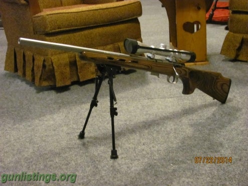 Rifles Savage Model 93r17 Left Hand Thumbhole Stock