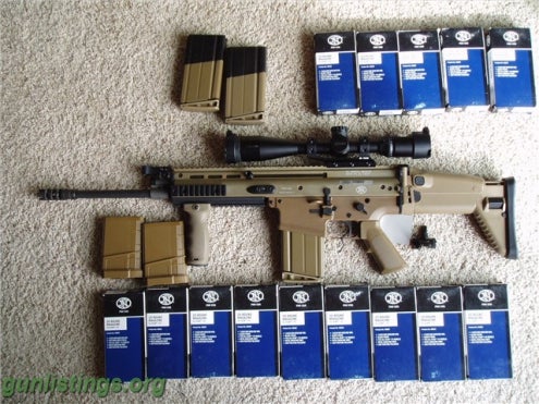 Rifles SCAR 17S SCOPE EXTRA MAGS - Barrett M95 NIB