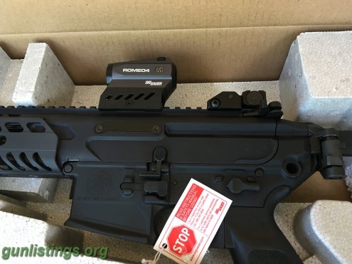Rifles Sig Sauer MCX With Romeo4 Red Dot