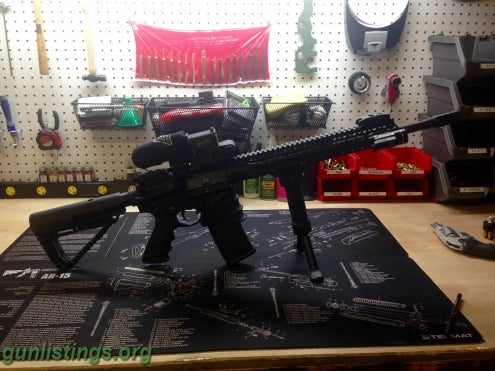 Rifles SMITH AND WESSON M&P 15 DECKED OUT!!!