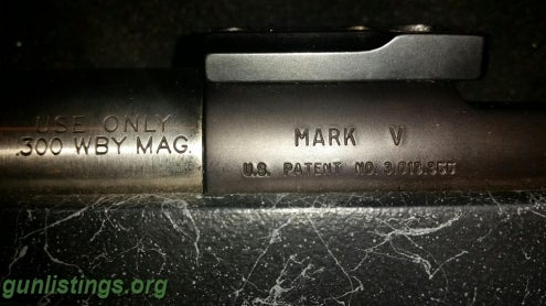 Rifles Weatherby Mark V 300mag