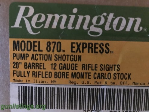 Shotguns NEW 12 Ga. Remington 870 Express 20