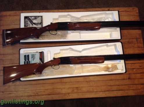 Shotguns Browning 2-Citori O/U Unfired 12 & 20 Ga