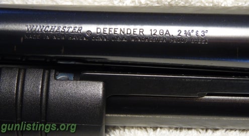 Shotguns Winchester Defender 12ga.
