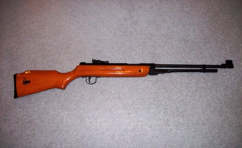 Rifles B3 Air Rifle .177 Pellet Underlever Wood Stock