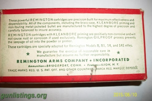 Ammo Ammo 30 Remington