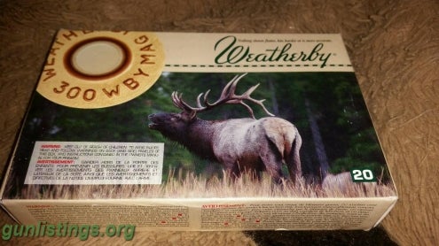 Ammo Weatherby 300 Mag Ammo
