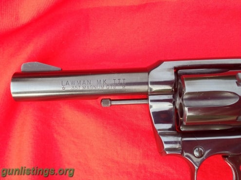 Pistols 1973 Colt Lawman .357 .38 4