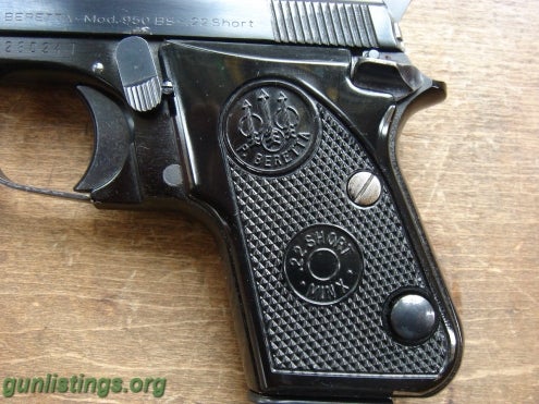 Pistols BERETTA 950BS .22 SHORT MINX