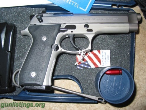 Pistols Beretta 92FS Inox S/S 9MM NIB-Complete Package!