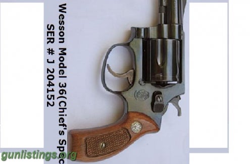 Pistols Chief Special Model 36