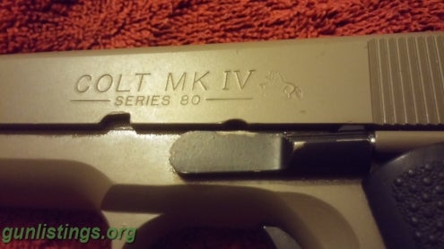 Pistols Colt Mk Iv Officer's Acp