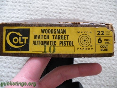 Pistols Colt Woodsman Match Target