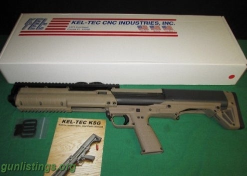 Pistols Dan Wesson .445Mag  - NIB KELTEC KSG FDR TAN 12 GA