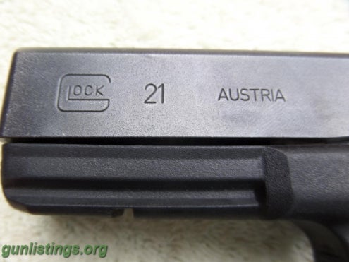 Pistols Glock 21 .45 With Night Sights & 2 Magazines