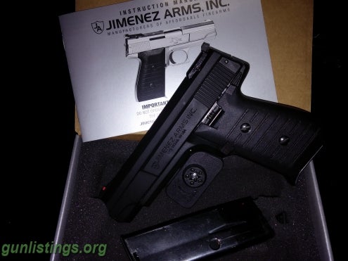 Pistols Hi-point 40s&w,c9 9mm, & Jimenez JA9mm