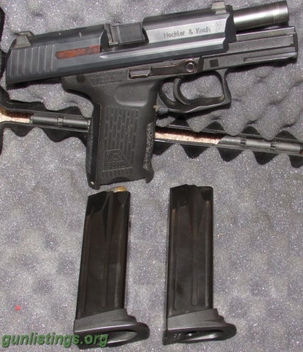 Pistols HK P2000 V3 .40 Cal Ambidextrous Ex Cond. Phosphorous S