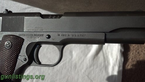 Pistols Ithaca M1911A1 .45 WWII  Lend Lease