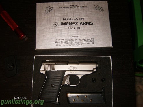 Pistols JIMENEZ ARMS .380