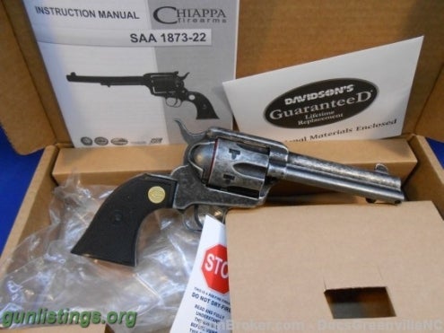 Pistols NEW Chiappa 1873 22lr Revolver 6 Shot